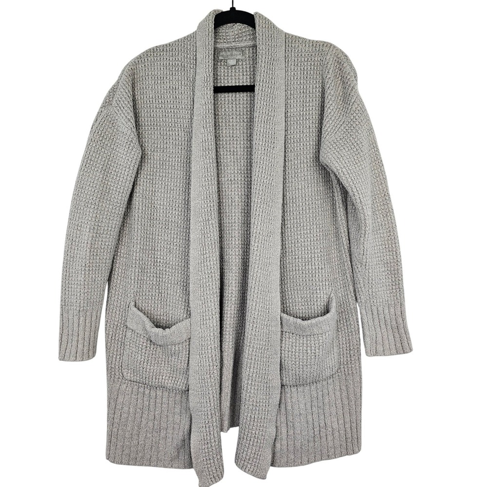 Barefoot Dreams‎ CozyChic Lite Gray Open Front Cardigan Sweater